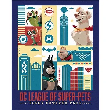 Zuty - Dc liga supermazlíčků plakát, 40×50 cm (HRAwlmal105nad)