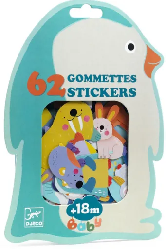 DJECO Moje první samolepky - Polární zvířátka