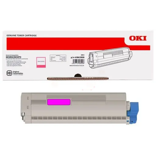 OKI 45862838 - originální toner, purpurový, 7300 stran