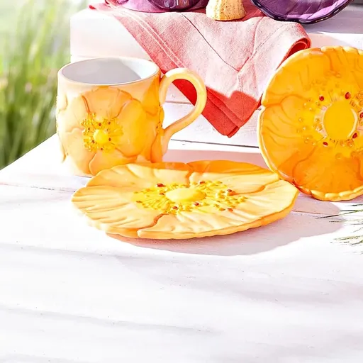 Weltbild Dezertní talíř Pryskyřník