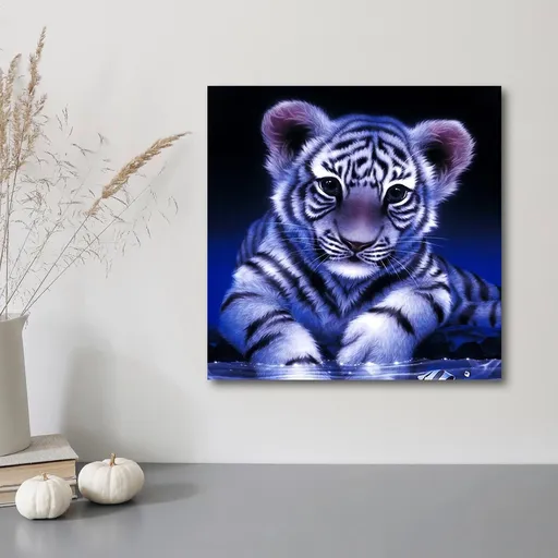 Diamantové malování Tygří mládě