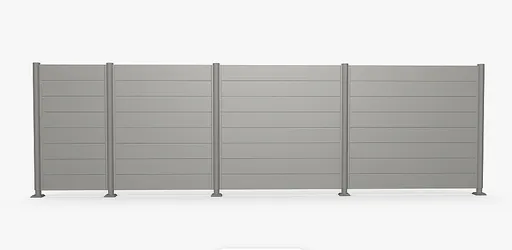 Biohort Zástěna na ochranu soukromí 180 cm (šedá křemen metalíza) - různé délky délka 200 cm