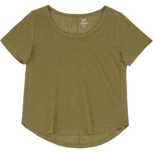 GAP BLEND SCOOP Dámské tričko, khaki, velikost