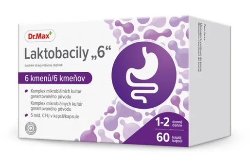 Dr. Max Laktobacily 6 60 kapslí