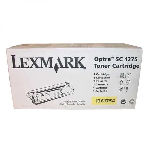 LEXMARK 1361754 - originální toner, žlutý, 3500 stran