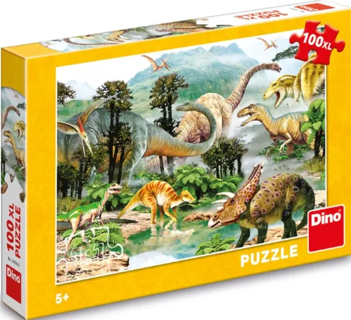 Puzzle Život dinosaurů - 100XL dílků