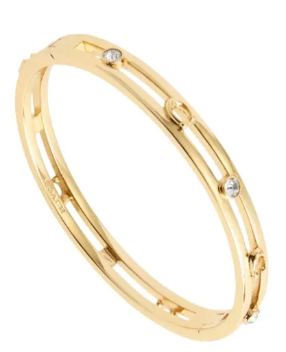 Coach Pevný pozlacený náramek pro ženy 37506208GLD710