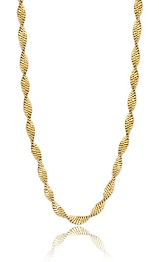 S'Agapõ Elegantní pozlacený řetízek Hádek Chunky SHK46