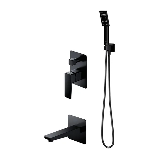 OMNIRES PARMA podomítková sprchová baterie černá mat /BLM/ SYSPMW01BL