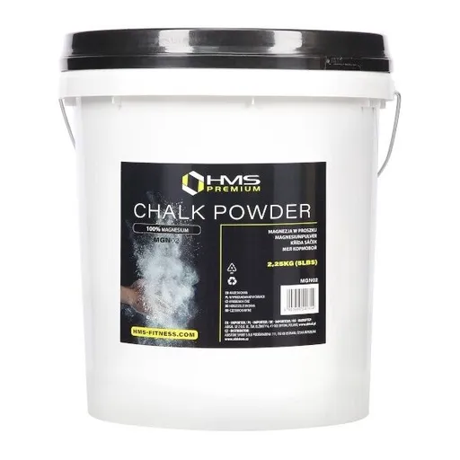 HMS PREMIUM MGN02 2250G Magnézium v prášku (chalk), bílá, velikost