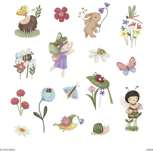 Little Dutch Dětské tetování Rosa & Friends