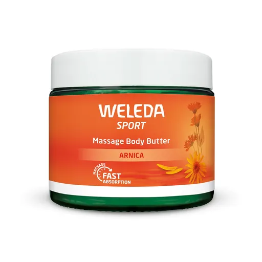 Weleda Arnikové masážní tělové máslo (Massage Body Butter) 150 ml