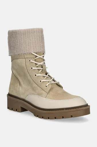 Nízké kozačky Calvin Klein Jeans COMBAT MID LACE UP BOOT WL