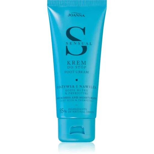 Joanna Sensual Foot Cream hydratační a vyživující krém na nohy Goat Milk & Prebiotics 100 g