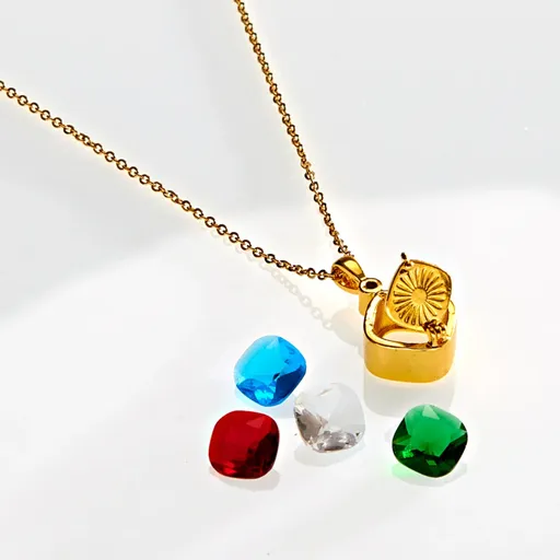 Náhrdelník se 4 vyměnitelnými kameny