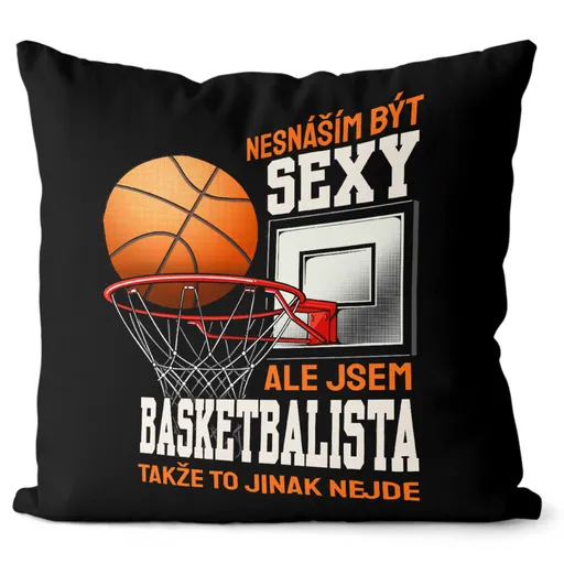Polštář Sexy basketbalista (Velikost: 40 x 40 cm)
