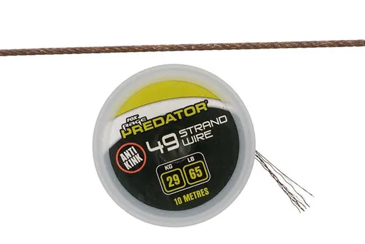 Fox Rage Predator Lanko 19-Strand Coated Wire 10m,Fox Rage Predator Lanko 19-Strand Coated Wire 10m