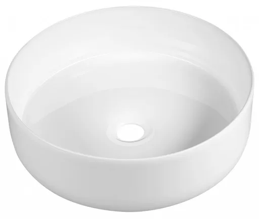 SAPHO FIASTRA keramické umyvadlo na desku, Ø 40cm, bílá FT801