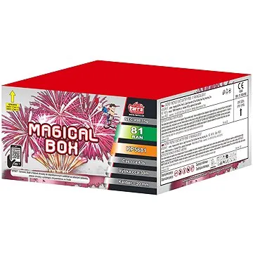 Ohňostroj - baterie výmetnic magical box 81 ran (8595596317691)