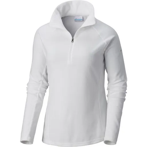 Columbia GLACIAL IV HALF ZIP Dámská outdoorová mikina, bílá, velikost
