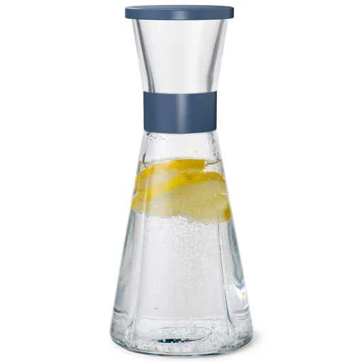 Karafa na vodu GRAND CRU 900 ml, oceánská modrá, sklo, Rosendahl