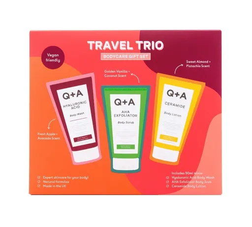 Q+A Dárková sada péče o tělo 3 ks