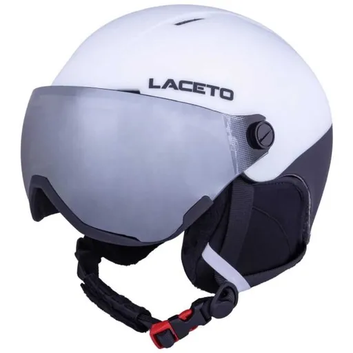 Laceto TEMPESTA VISOR Lyžařská helma, bílá, velikost (55 - 58)