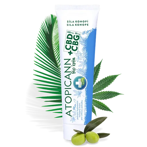 ATOPICANN CBD + CBG BIO konopný krém na atopický ekzém a lupénku - 100 ml - Annabis