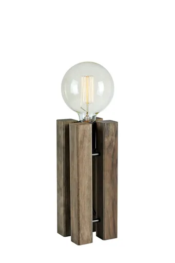 Markslöjd stolní lampa Lodge hnědá 28 cm