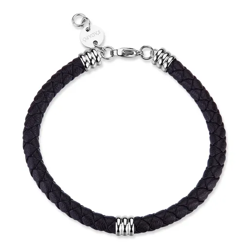 S'Agapõ Hnědý kožený náramek Nomad SNO11