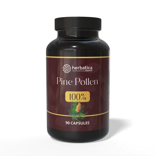 100% borovicový pyl – 90 kapslí – Herbatica
