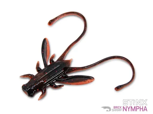 Delphin Umělá nástraha B! Stinx Nympha 20ks - 2.5cm / BRICK,Delphin Umělá nástraha B! Stinx Nympha 20ks - 2.5cm / BRICK