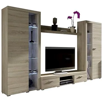 Obývací stěna Kade XL, dub sonoma (LE-RUMBAXLSO01)