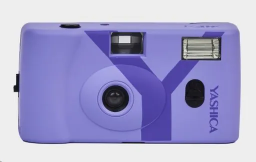YASHICA MF-1 Snapshot Art Camera (Lavender) - analogový fotoaparát