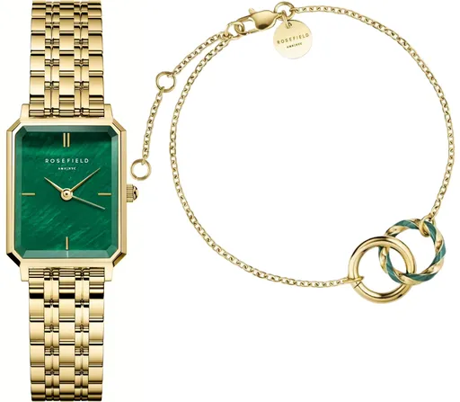 Rosefield The Octagon XS Emerald SET OEGED-X288