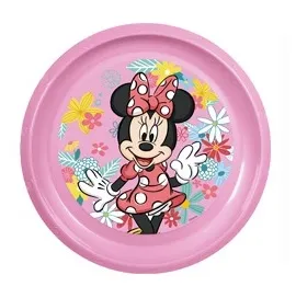Vetro-Plus Mělký plastový talíř Minnie 22 cm