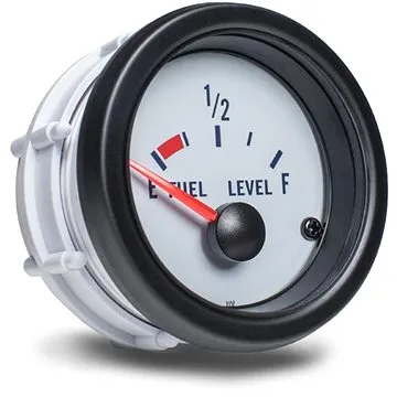 Auto Gauge - ukazatel hladiny paliva, bílý (AGTFLW-12)