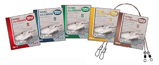 Mistrall Ocelové lanko Power 1x7 45cm 2ks,Mistrall Ocelové lanko Power 1x7 45cm 2ks