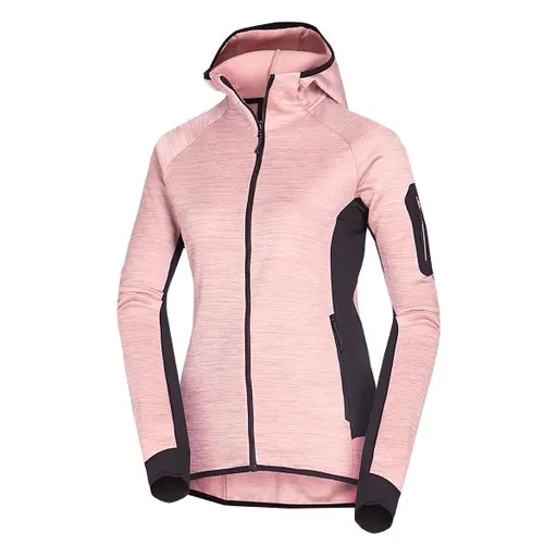 Northfinder COLEEN Dámský fleecový svetr, růžová, velikost