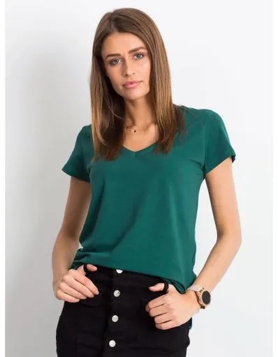 Dámské tričko SQUARE tmavě zelené