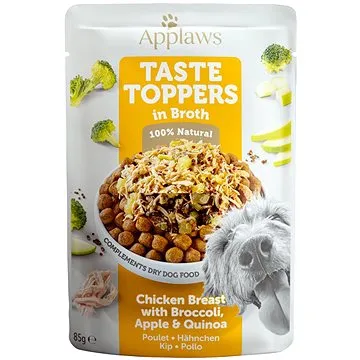 Applaws kapsička Dog Taste Toppers Vývar Kuřecí s quinoou 85 g (RD-APTT9010)