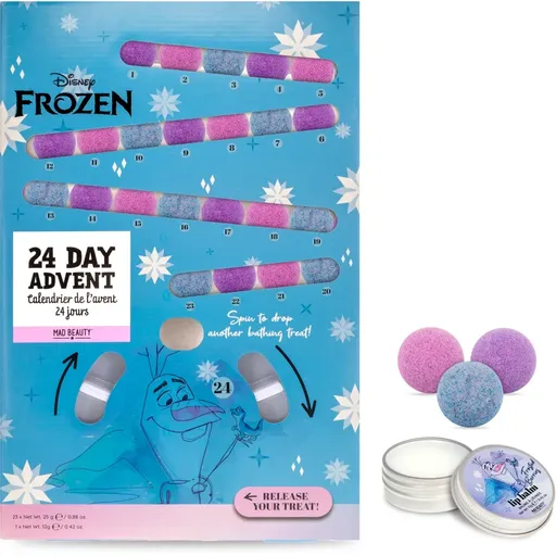 Mad Beauty Frozen Advent adventní kalendář 24 ks