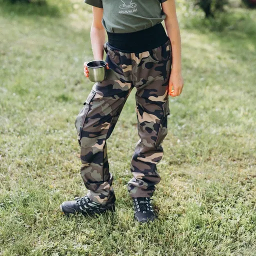 Šijeme srdcem Kalhoty Softshell Bahňáky - 110/116,Šijeme srdcem Kalhoty Softshell Bahňáky - 110/116