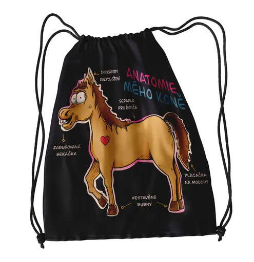 Vak na záda Anatomie mého koně