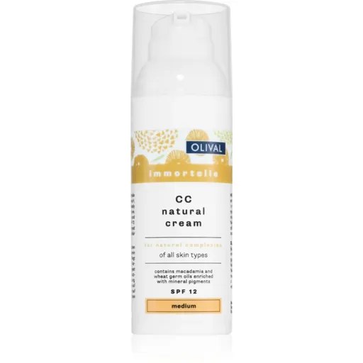 Olival Immortelle Natural hydratační CC krém SPF 12 odstín Medium 50 ml