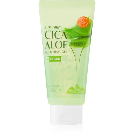 Missha Premium Cica Aloe hydratační a zklidňující gel s aloe vera 300 ml