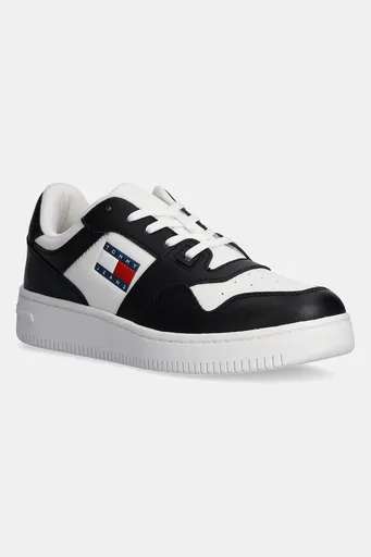 Kožené sneakers boty Tommy Jeans TJW RETRO BASKET ESS