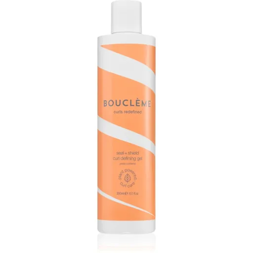 Bouclème Seal + Shield Curl Defining Gel stylingový gel pro zpevnění přirozeně vlnitých vlasů proti krepatění 300 ml