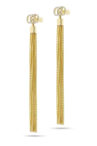 Liu Jo Dlouhé pozlacené náušnice s řetízky LJ2648