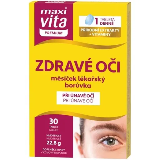 VITAR MAXI VITA PREMIUM ZDRAVÉ OČI 30 TAB Doplněk stravy, , velikost